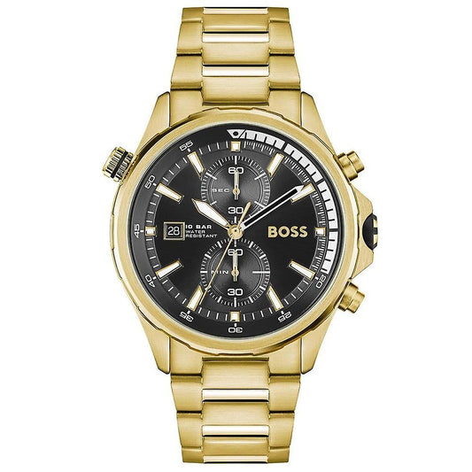 Hugo Boss Mens 1513932 Chronograph Gold Tone Stainless Steel Watch