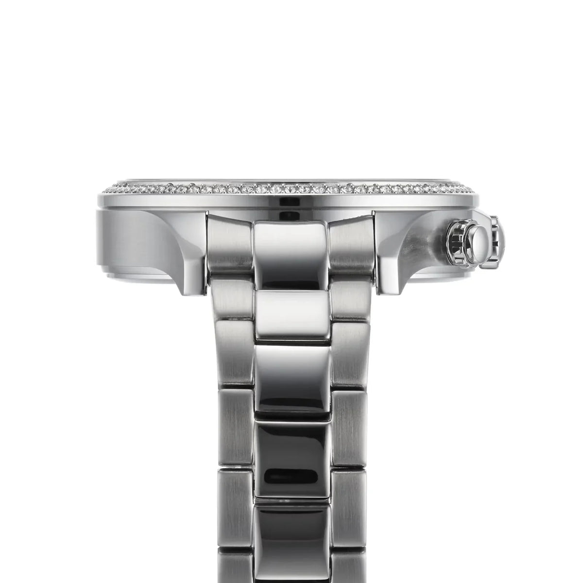 Hugo Boss Womens 1502565 Pandora Silver Tone Stainless Steel Watch With Rose Gold Dial