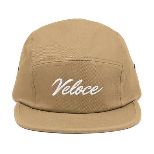 Veloce Five Panel Cap Tempus Est Vita Embroidery Logo - Veloce - The App For Watch Collectors