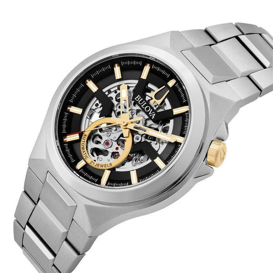 Bulova Maquina Mens Black Watch 98a224