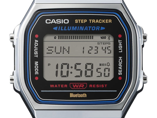 Casio Vintage Digital Smartphone Link Stainless Steel Quartz ABL-100WE-1A Unisex Watch