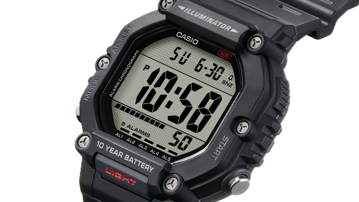 Casio Digital Resin Strap Quartz AE-1600H-8BV 100M Men's Watch