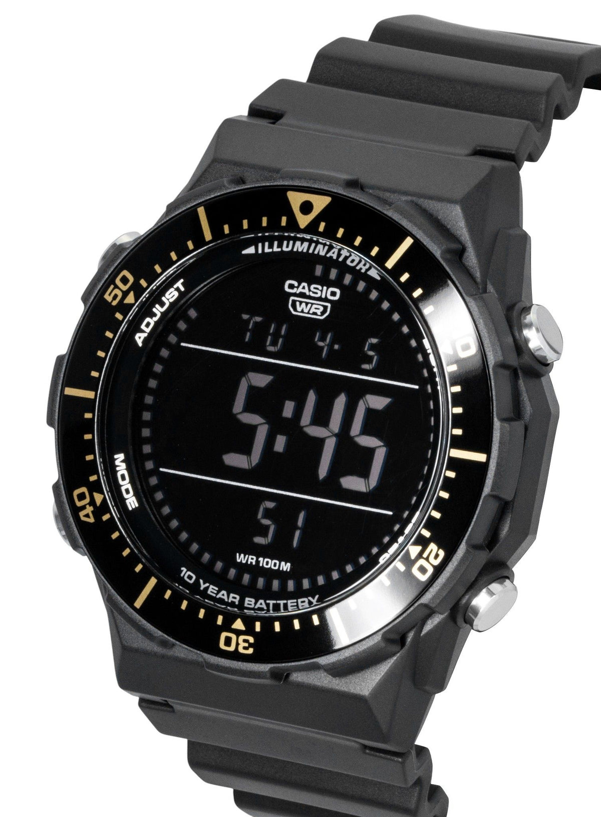 Casio Multifunctional Digital Resin Strap Quartz AE-1700H-1BV 100M Men's Watch