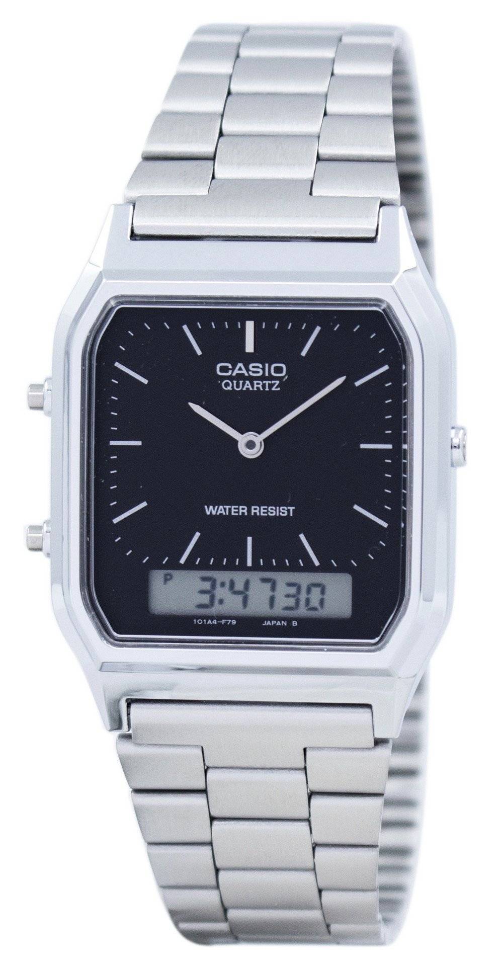 Refurbished Casio Youth Quartz Analog Digital AQ-230A-1DHDF AQ230A-1DHDF Unisex Watch