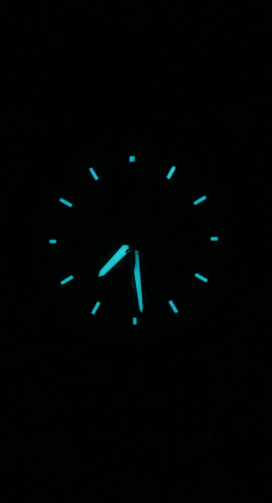 Citizen Eco-Drive Radio Controlled GMT Chronograph Super Titanium Blue Dial AT8238-84L 100M Men's Watch