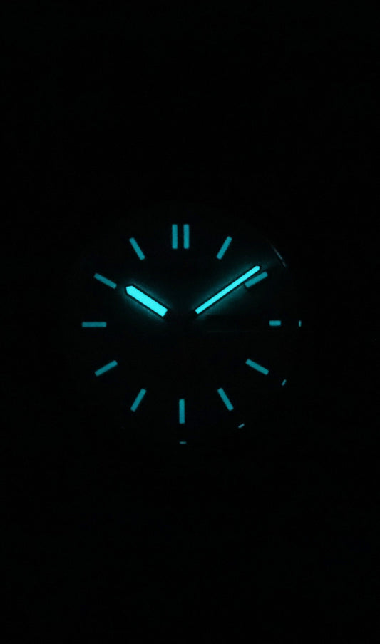 Citizen Zenshin Super Titanium Turquoise Dial Eco-Drive AW0130-85M 100M Men's Watch
