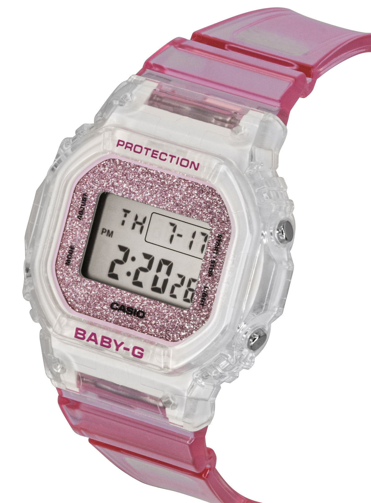 Casio Baby-G Digital Pink Resin Strap Quartz BGD-565GC-4 100M Women's Watch