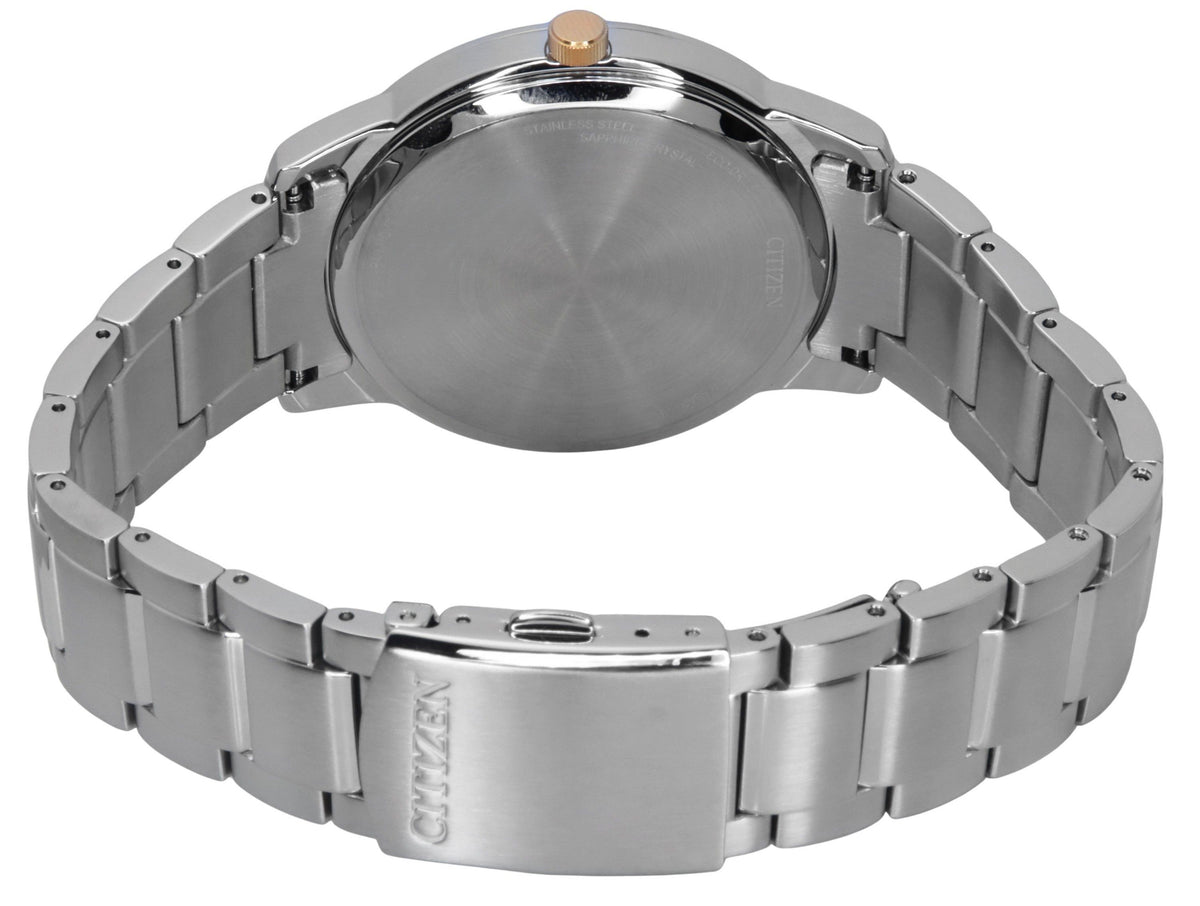 Citizen Eco-Drive Stainless Steel Black Dial BM6977-70E Men's Watch