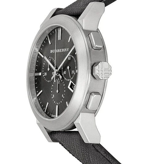 Burberry Mens Watch Chronograph The City Grey Bu9362