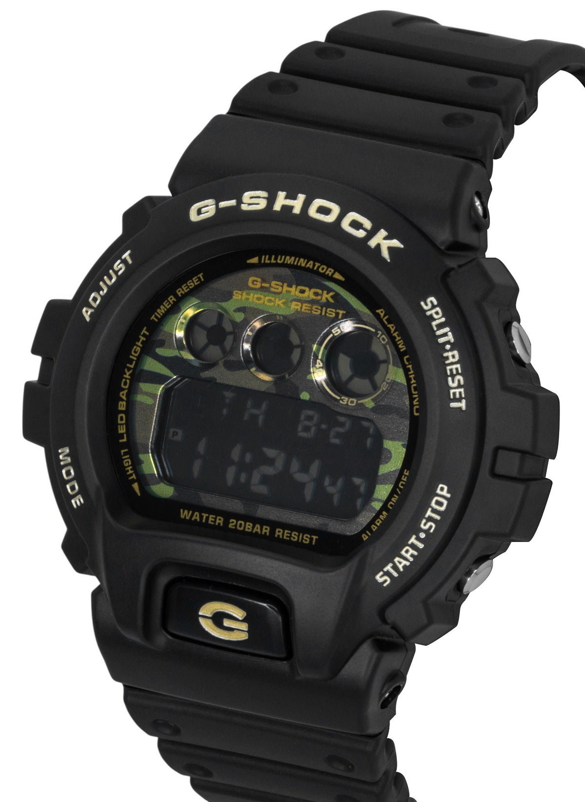 Casio G-Shock Digital Resin Strap Quartz DW-6900CF-1 200M Men's Watch