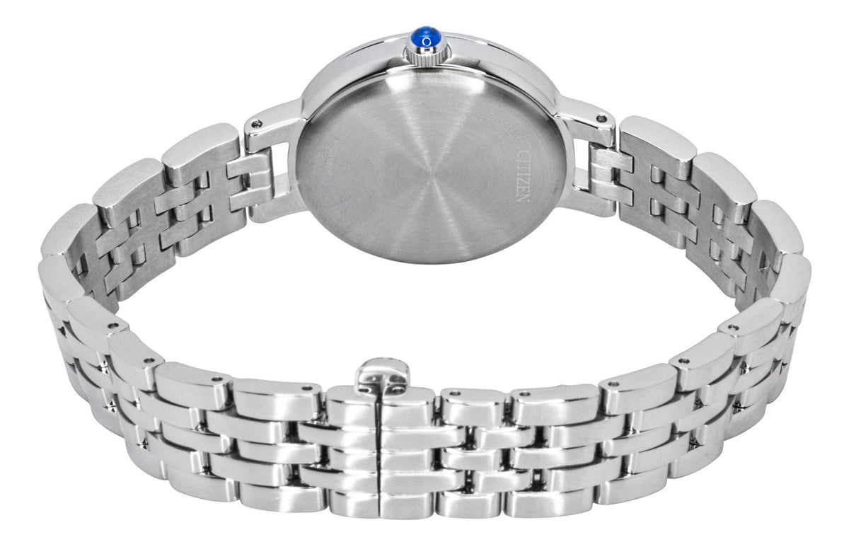 Citizen L Stainless Steel White Dial Eco-Drive EM0990-81A Women's Watch