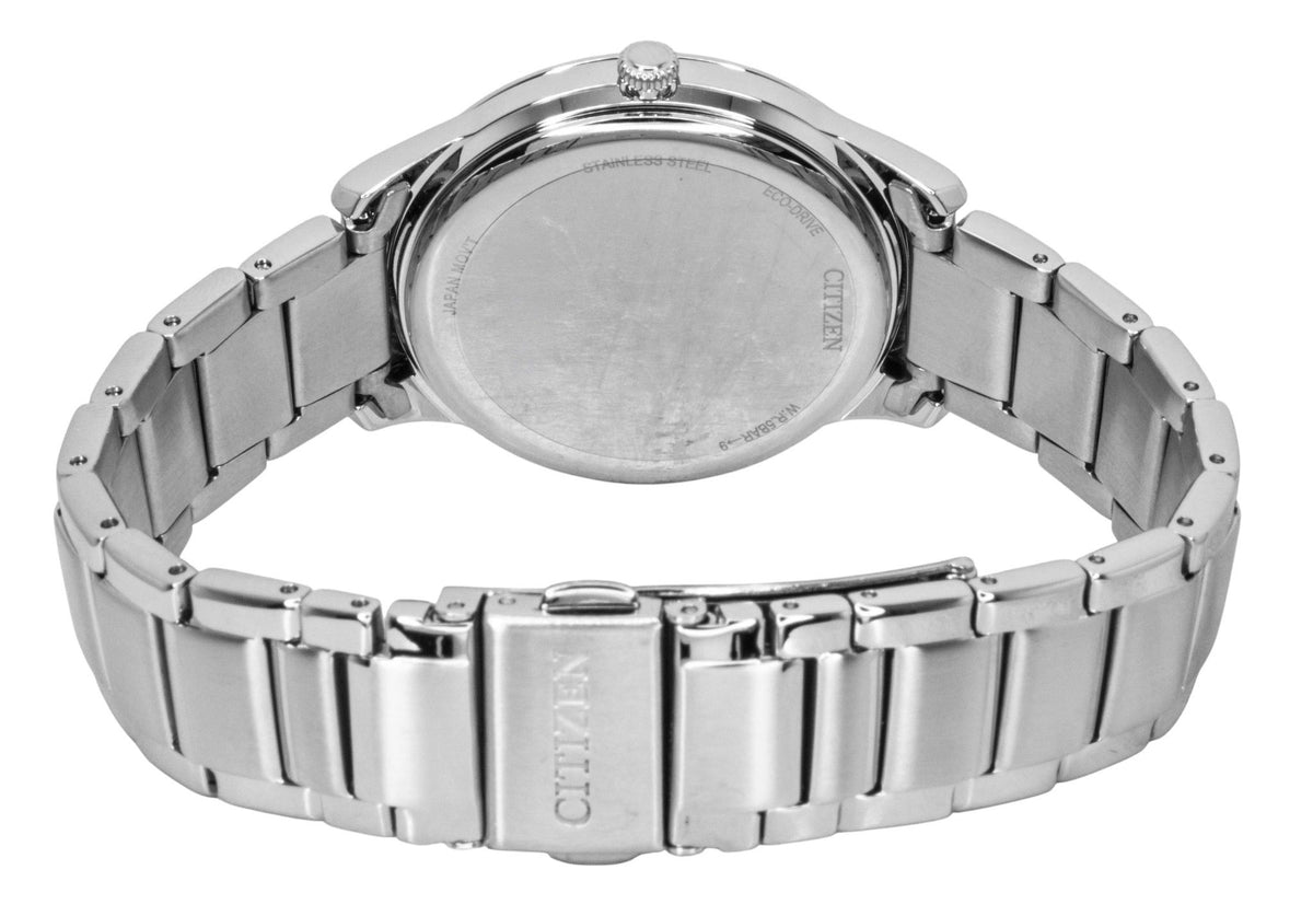 Citizen Eco-Drive Analog Stainless Steel Pink Dial Solar EM1220-58X Women's Watch