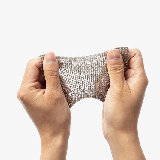 Cast Iron Care Kit With Seasoning Oil Chain Mail Scrubber - Veloce - The App For Watch Collectors