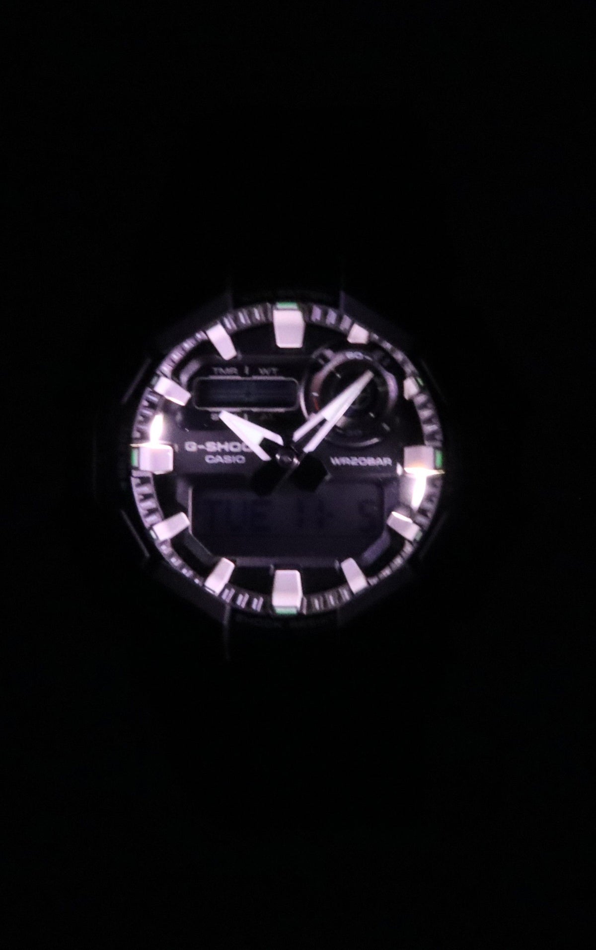 Casio G-Shock Analog Digital Bio-Based Resin Strap Black Dial Quartz GA-010-1A 200M Men's Watch