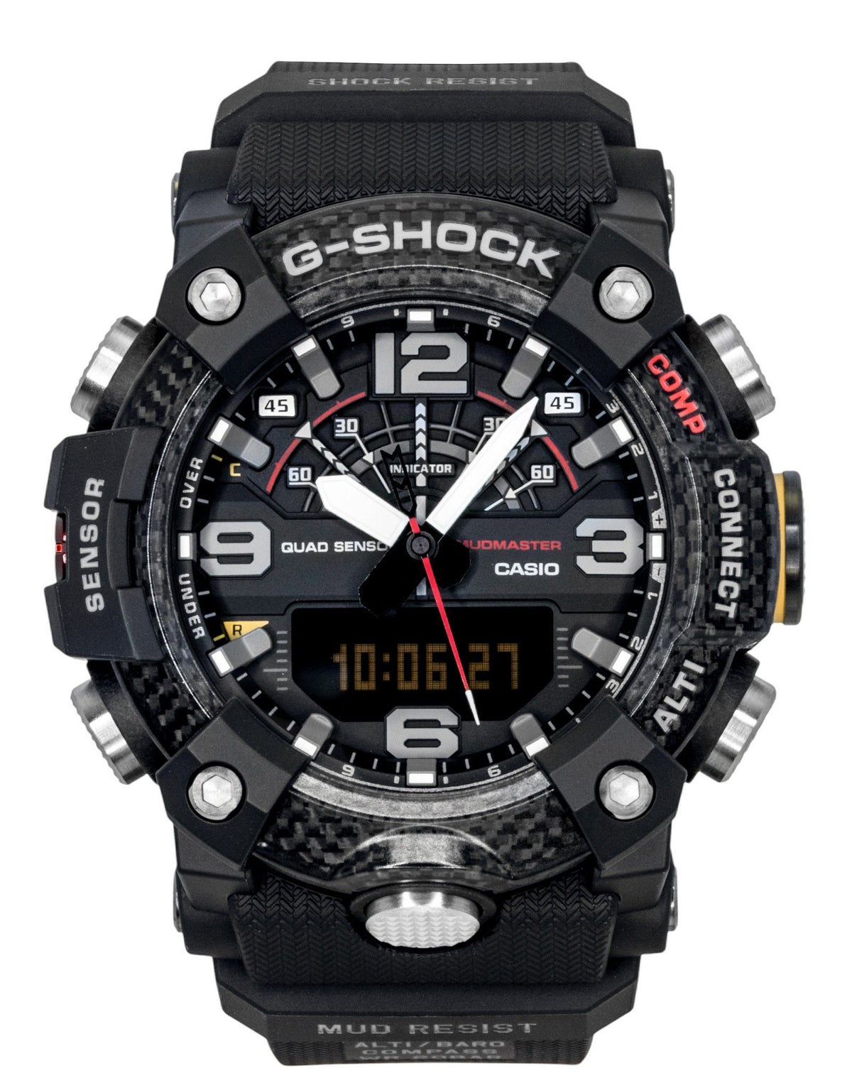 Casio G-Shock Master of G-Land Mudmaster Analog Digital Smartphone Link Black Dial Quartz GG-B100X-1A 200M Men's Watch