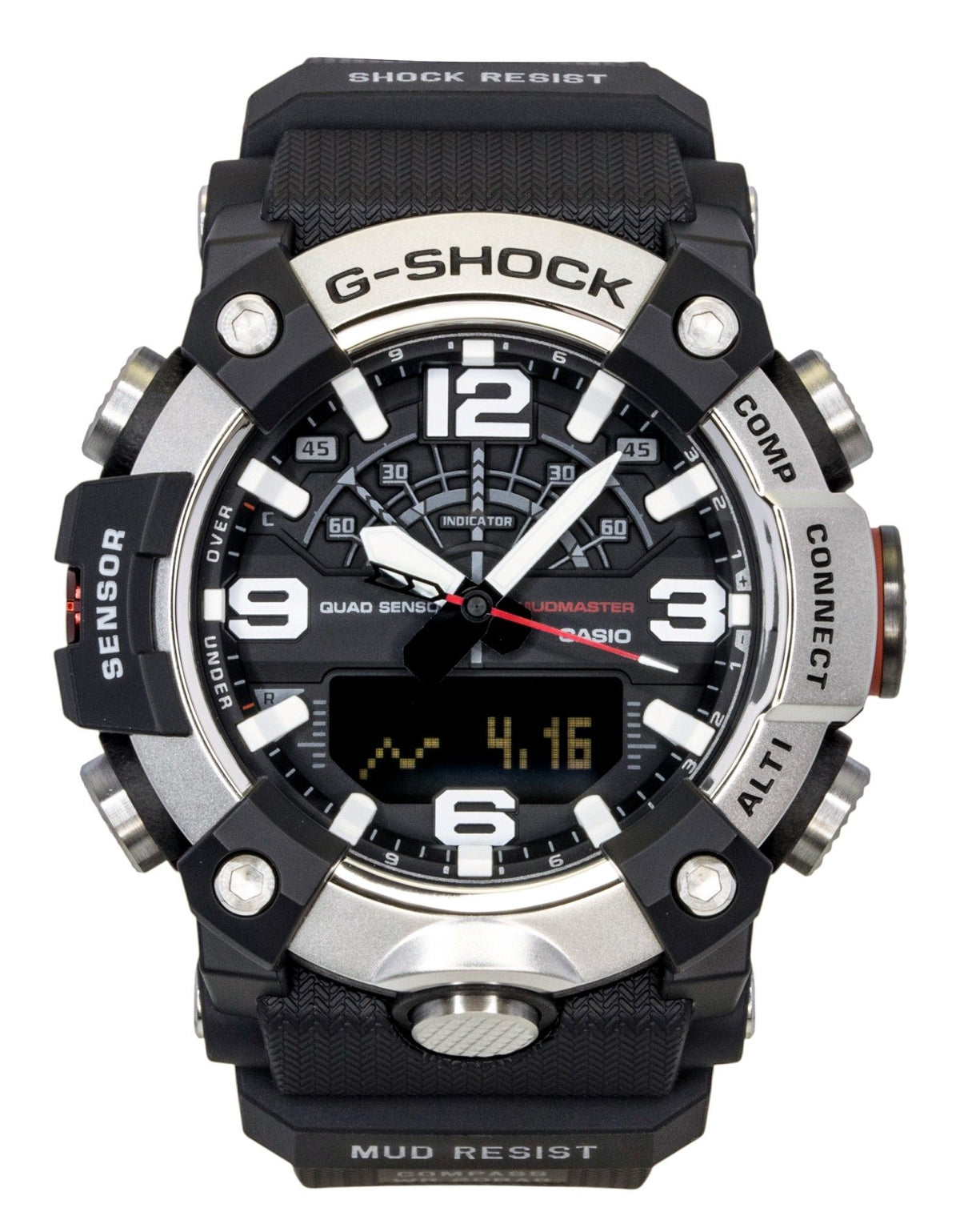 Casio G-Shock Master of G-Land Mudmaster Analog Digital Smartphone Link Black Dial Quartz GG-B100XM-1A 200M Men's Watch