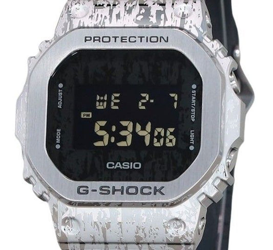 Casio G-Shock Digital Grunge Camouflage Series Grey Dial Quartz GM-5600GC-1 200M Men's Watch