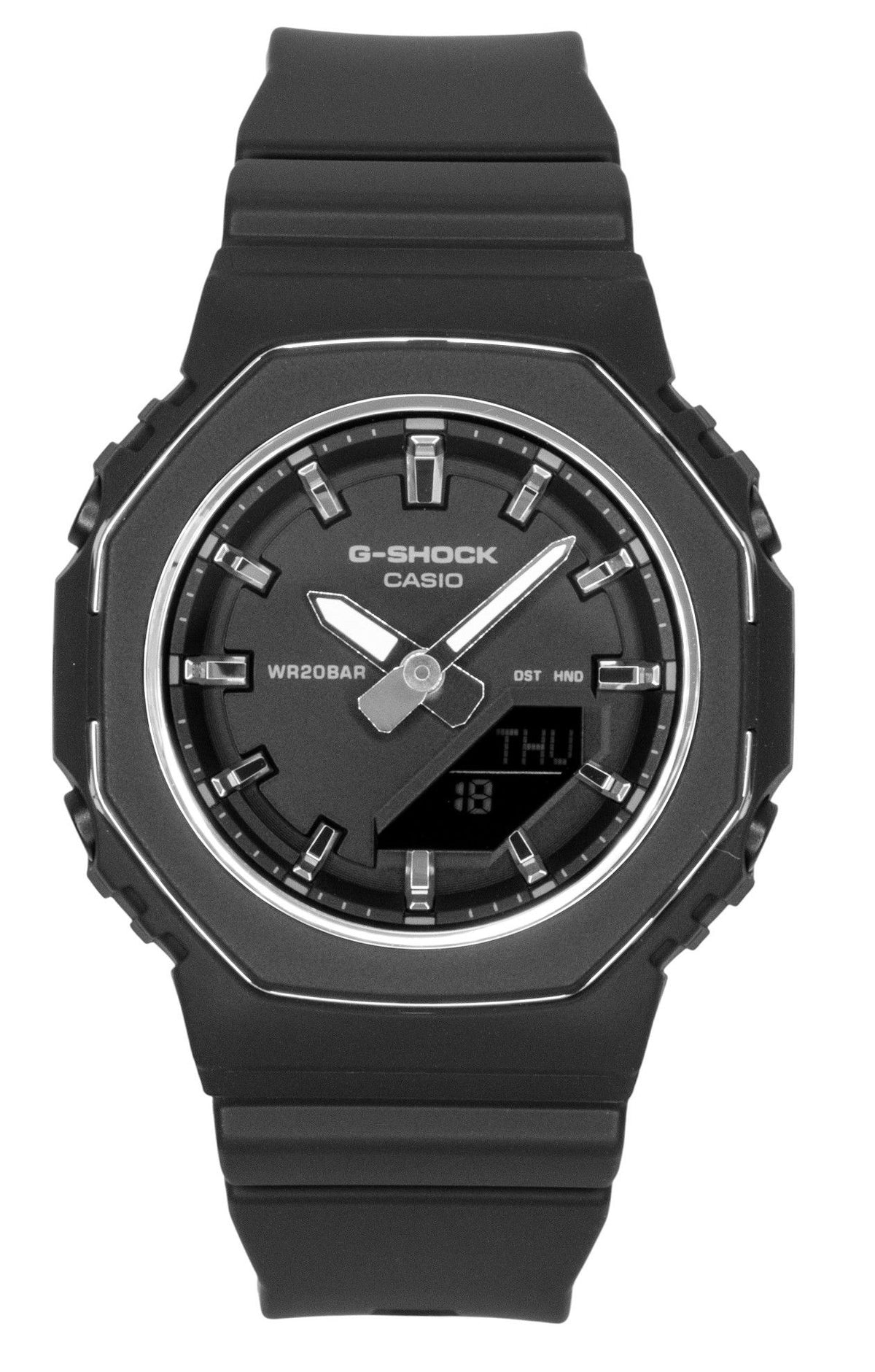 Casio G-Shock Analog Digital Bio-Based Resin Strap Black Dial Quartz GMA-P2110-1A 200M Women's Watch