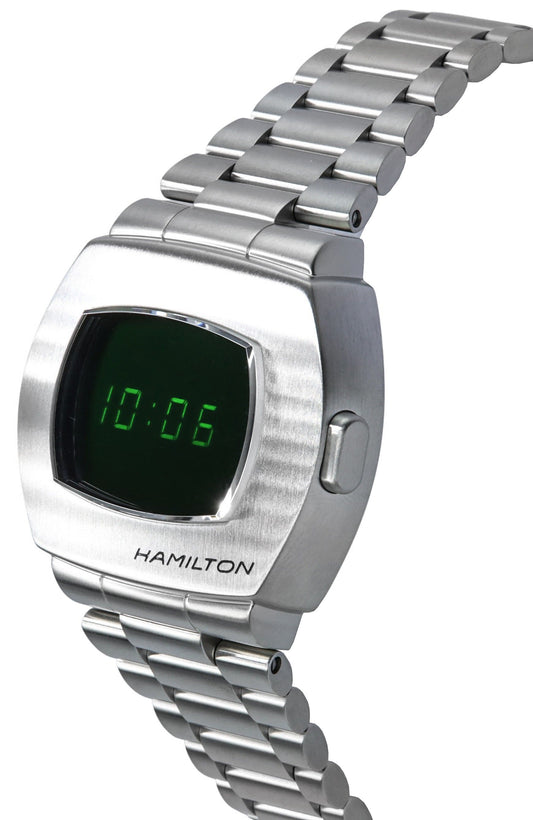 Hamilton PSR American Classic Digital Stainless Steel Quartz H52414131 100M Men's Watch