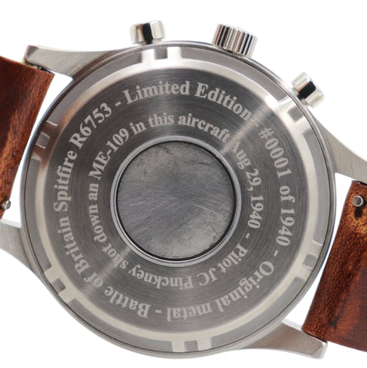 Spitfire R6753 Tribute Watch Stainless Steel Brush Finish - Veloce - The App For Watch Collectors