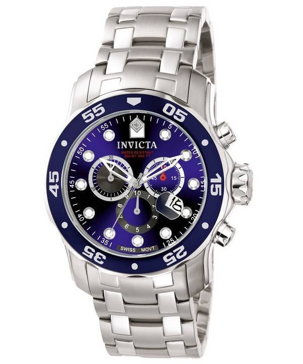 Invicta Pro Diver Chronograph 200M 0070 Men's Watch