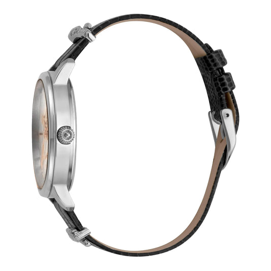 Just Cavalli Just per me Leather Black Silver Zebra Glitter