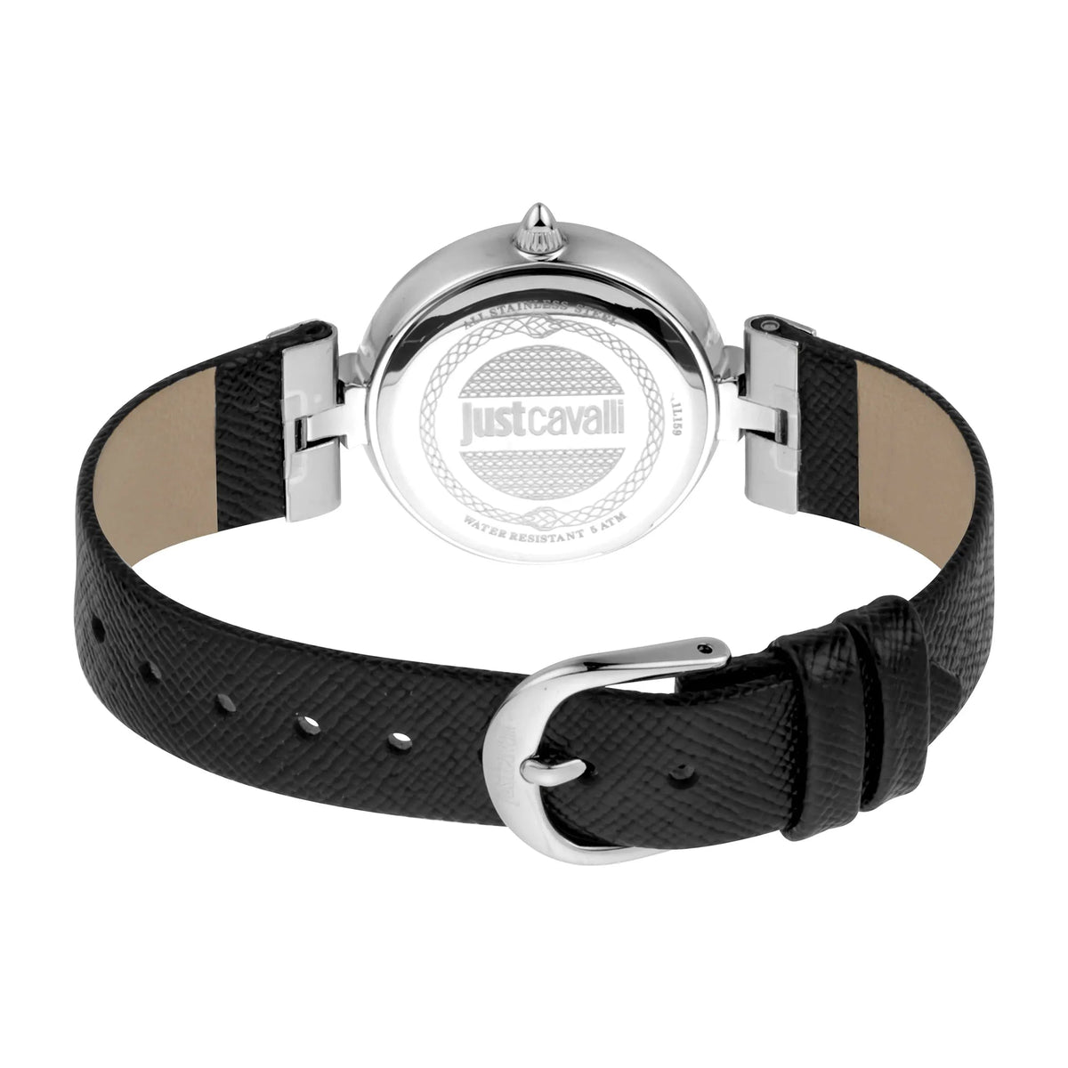 Just Cavalli Nobile Glam Leather Black