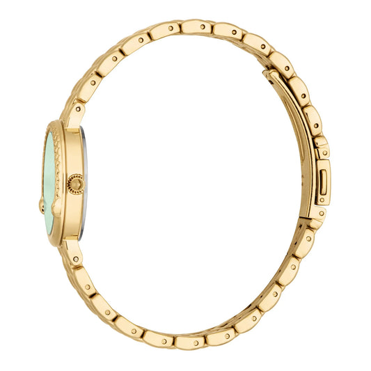 Just Cavalli Rosa Snake Yellow Gold Green