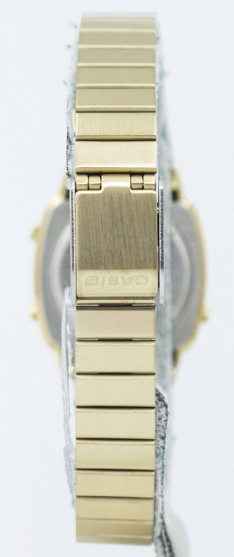 Casio Digital Stainless Steel Alarm Timer LA670WGA-1DF LA670WGA-1 Women's Watch