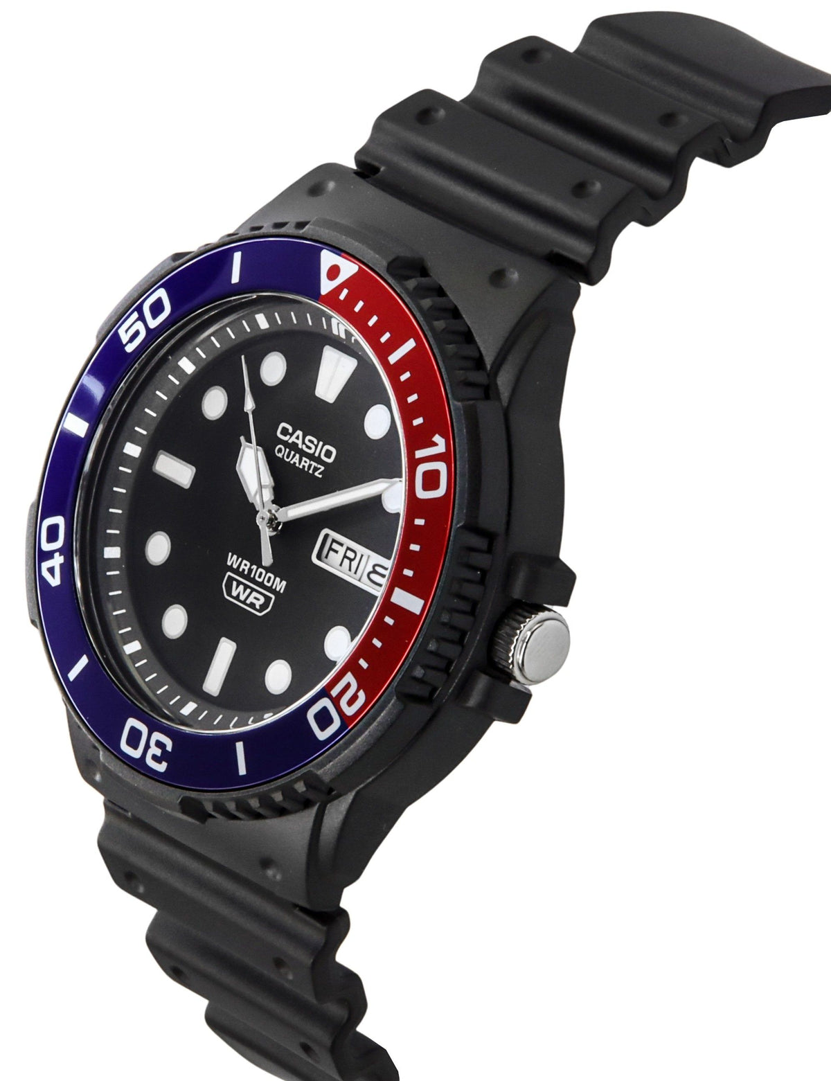 Casio Standard Analog Resin Strap Black Dial Quartz MRW-230H-1E2V 100M Men's Watch