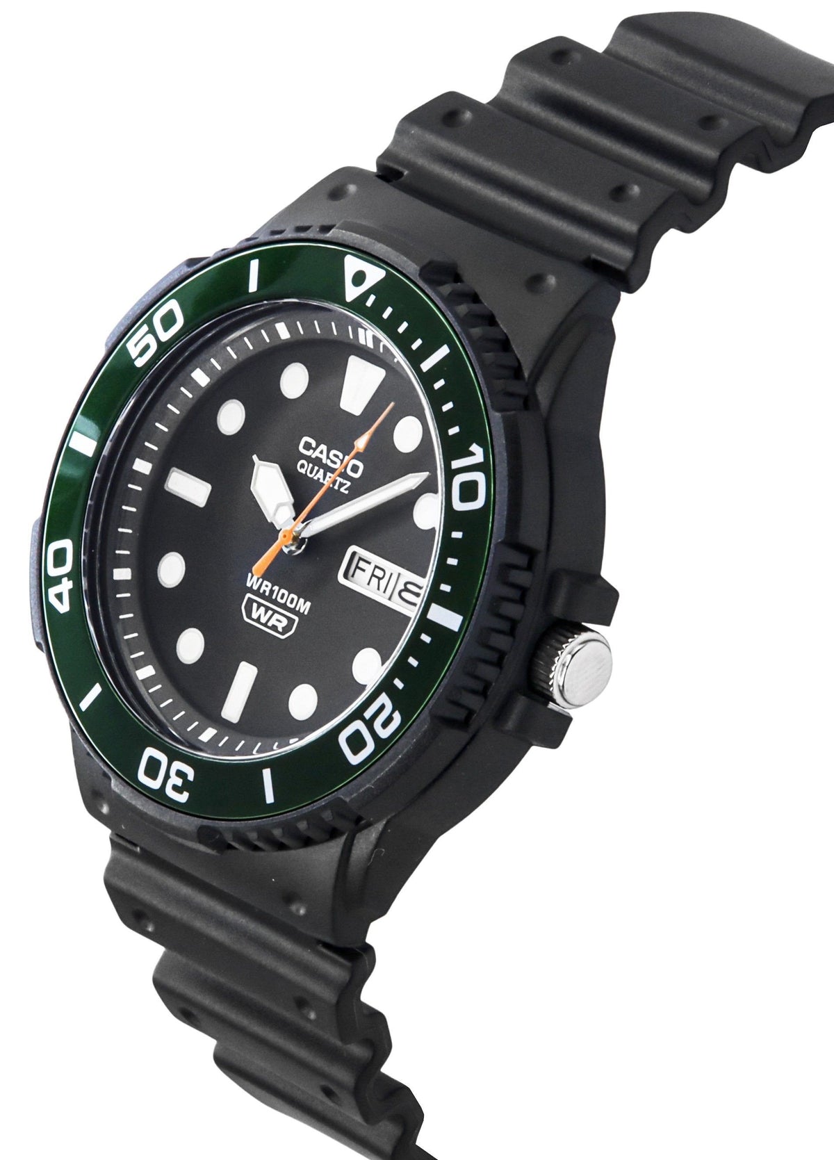 Casio Standard Analog Resin Strap Black Dial Quartz MRW-230H-1E3V 100M Men's Watch