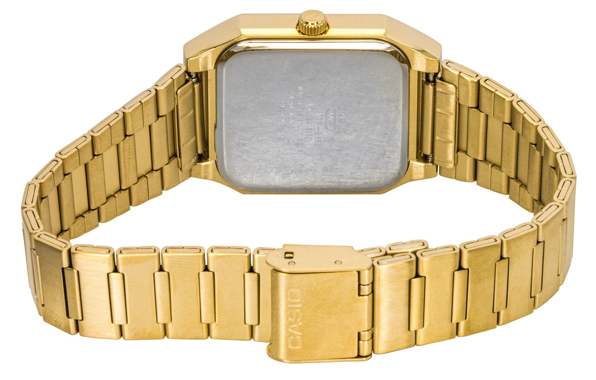 Casio Standard Analog Stainless Steel Gold Dial Quartz MTP-B185G-9AV Men's Watch