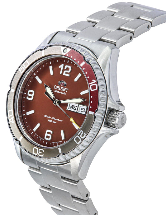 Orient Sports Kamasu Mako III Stainless Steel Red Dial Automatic Diver's RA-AA0820R19B RA-AA0820R39B 200M Men's Watch