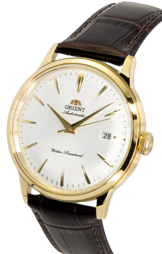 Orient Classic Bambino Leather Strap White Dial Automatic RA-AC0028S Men's Watch