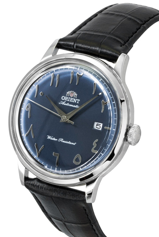 Orient Classic Bambino Leather Strap Navy Blue Dial Automatic RA-AC0036L Men's Watch