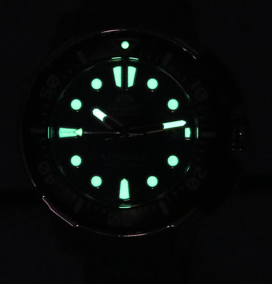 Orient M-Force AC0L Sports Stainless Steel Blue Dial Automatic Diver's RA-AC0L07L00B 200M Men's Watch