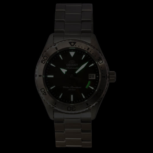 Orient Mako Sport Stainless Steel Brown Dial Automatic Diver's RA-AC0Q15Y 200M Men's Watch