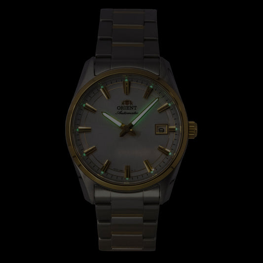 Orient Contemporary Stretto Date Stainless Steel White Dial Automatic RA-AC0R01S Men's Watch