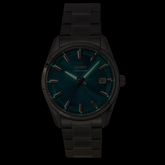 Orient Contemporary Stretto Date Limited Edition Stainless Steel Blue Dial Automatic RA-AC0R06L Men's Watch