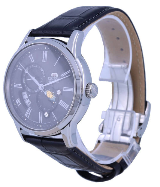 Orient Sun & Moon Black Dial Automatic RA-AK0010B10B RA-AK0010B30B Men's Watch