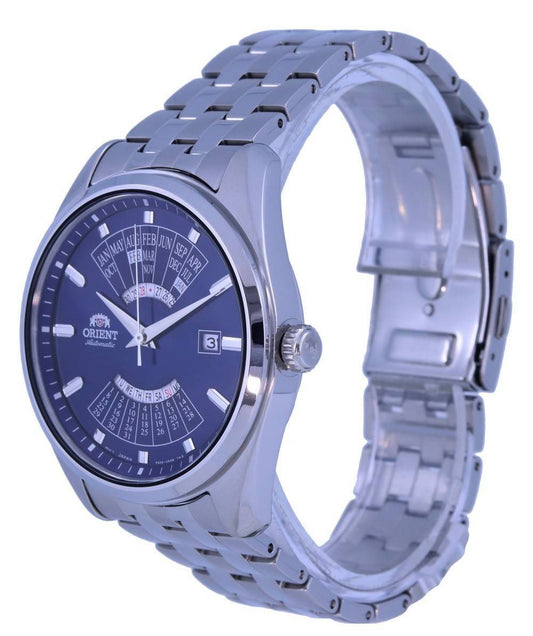 Orient Multi Year Calendar Blue Dial Stainless Steel Automatic RA-BA0003L10B Men's Watch