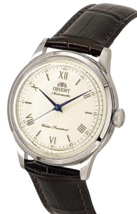 Orient Classic Bambino Leather Strap Ivory Dial Automatic RA-BB0003Y Men's Watch