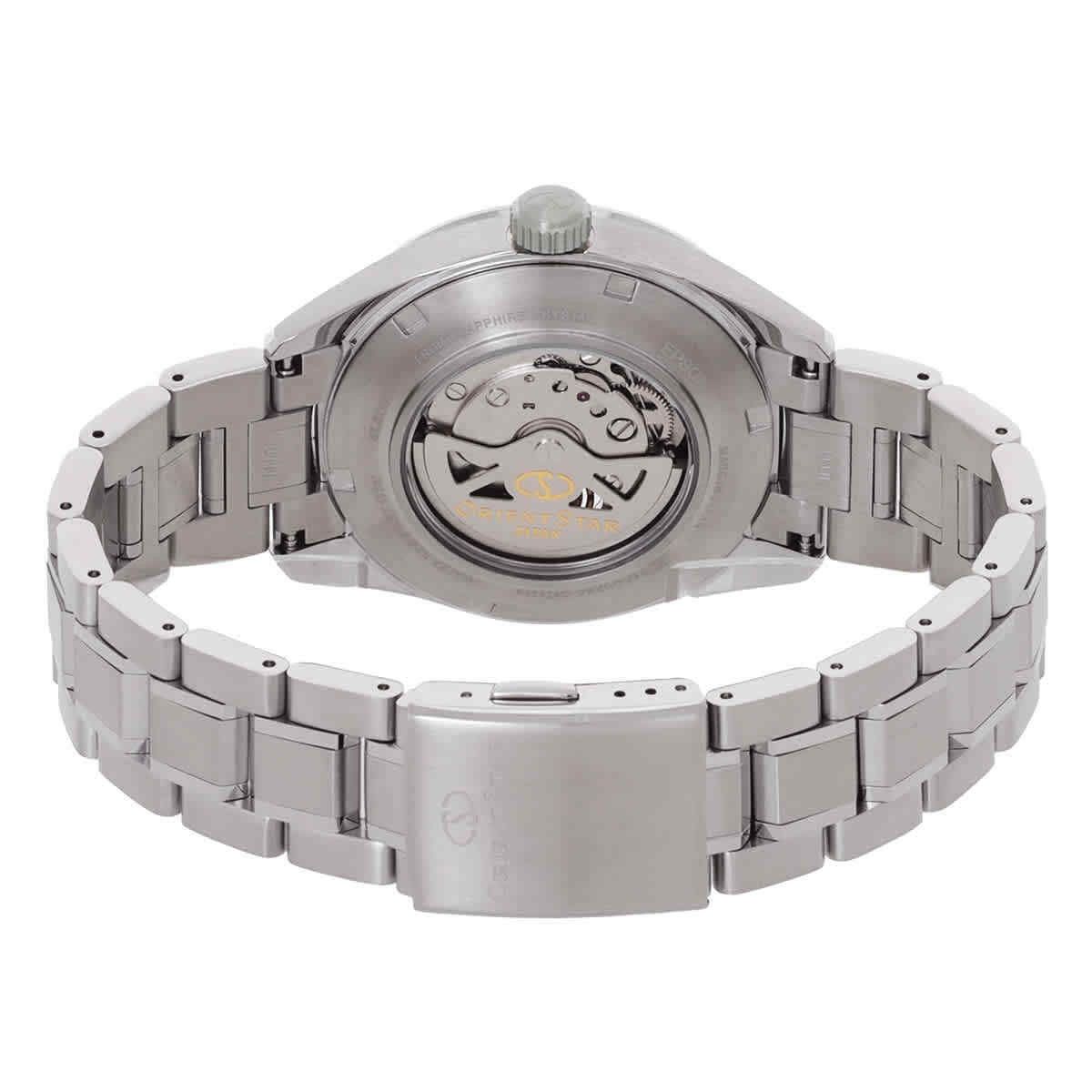 Orient Star Contemporary Stainless Steel Skeleton Silver Dial Automatic RE-AV0125S00B 100M Men's Watch