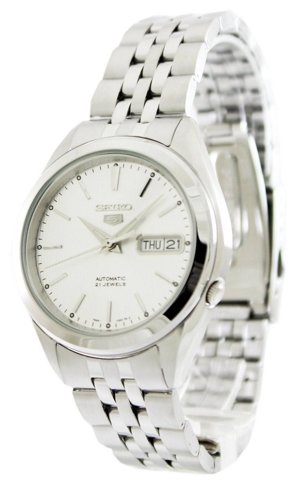 Refurbished Seiko 5 Stainless Steel Automatic 21 Jewels SNKL15 SNKL15K1 SNKL15K Men's Watch
