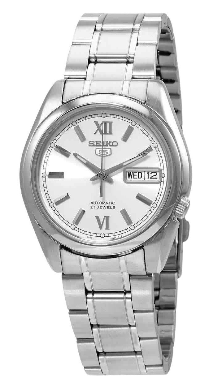 Refurbished Seiko 5 Automatic Silver Dial SNKL51 SNKL51K1 SNKL51K Men's Watch