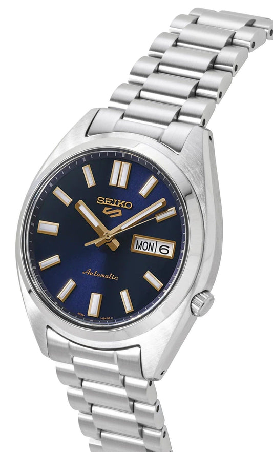 Seiko 5 Sports SNXS Stainless Steel Blue Dial Automatic SRPL55K1 100M Men's Watch