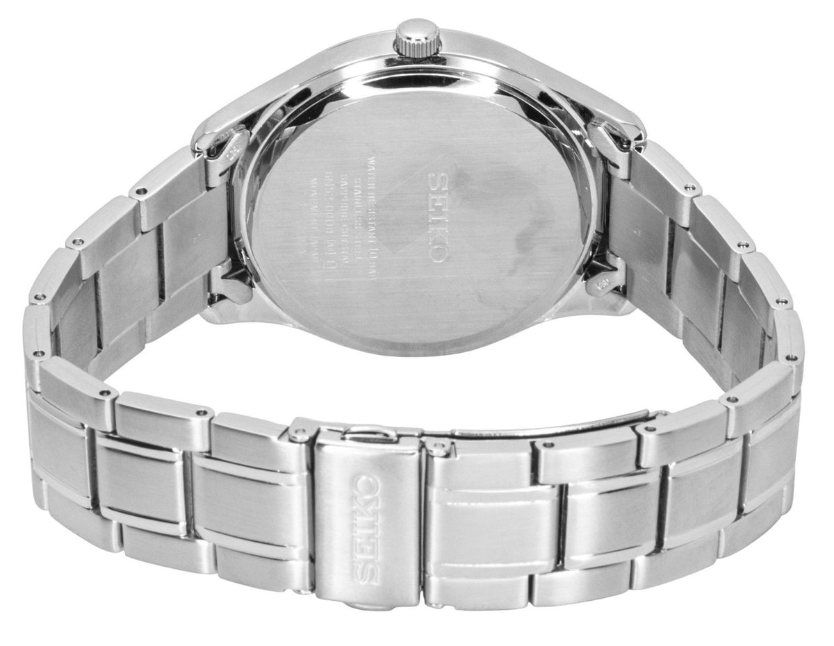 Seiko Classic Stainless Steel Blue Dial Quartz SUR419P1 100M Men's Watch