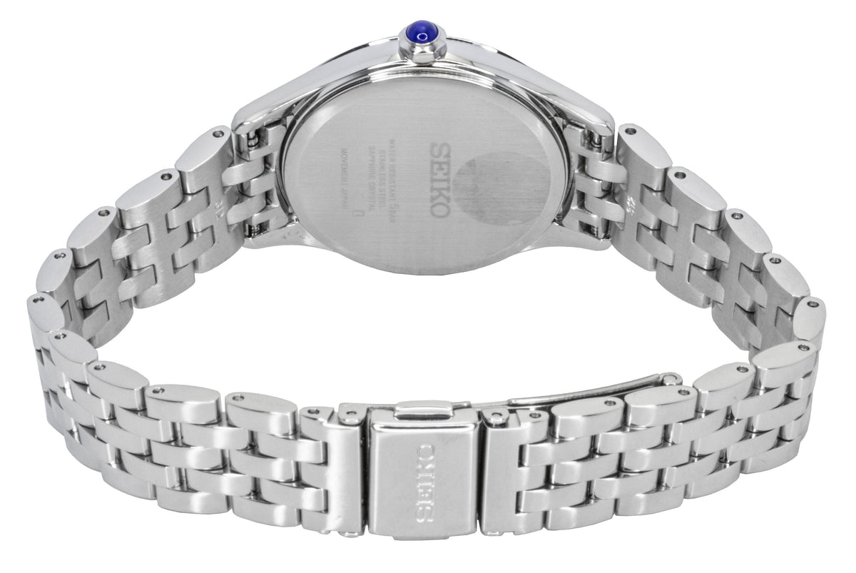 Seiko Classic Stainless Steel Silver Dial Quartz SUR609P1 Women's Watch