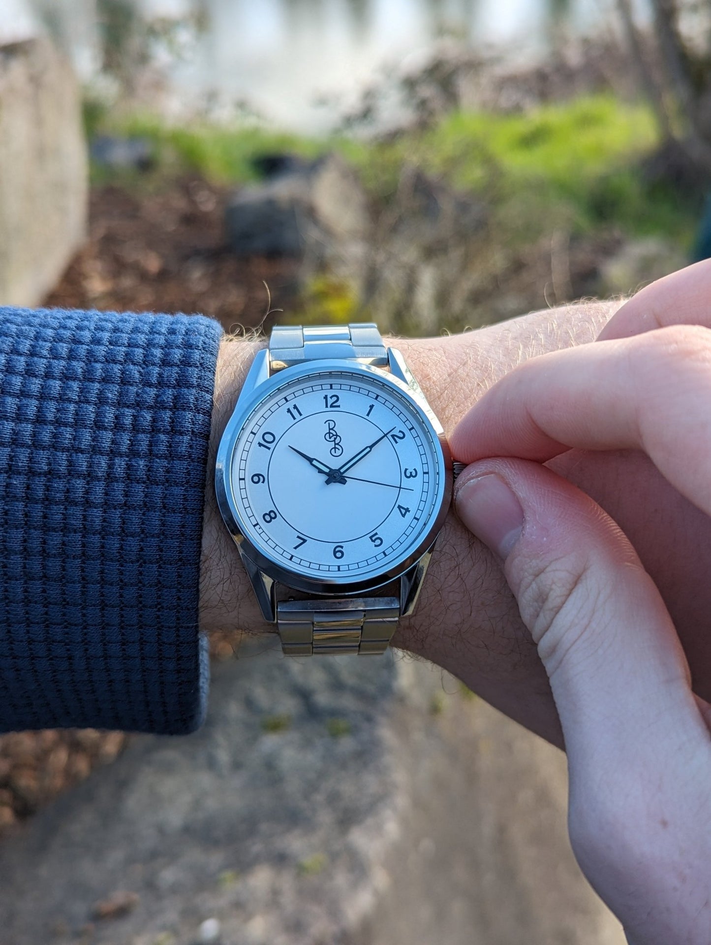 Silver Classic Watch 39mm And 42mm With Quick Release Pin - Veloce - The App For Watch Collectors