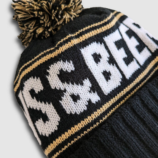 F395 X Distant Brewing Mountains And Beer Beanie Black - Veloce - The App For Watch Collectors